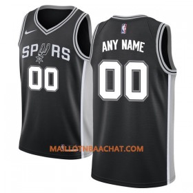 Maillot NBA San Antonio Spurs Personnalisable Nike 2017-18 Noir Swingman - Homme